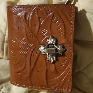 Leather tooled wallet